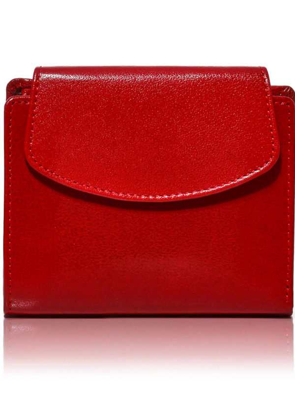 czerwony portfel mały