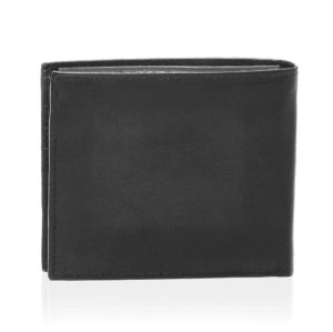 portfel skórzany czarny