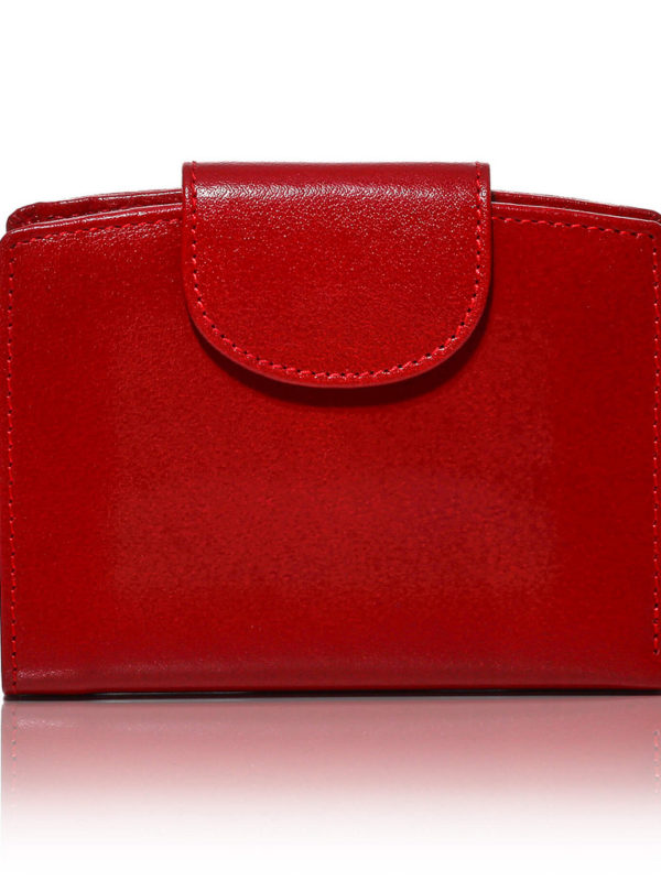 mały czerwony portfel