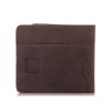 Skórzany Portfel Męski Slim Wallet Vintage Ciemnobrązowy BW05 1