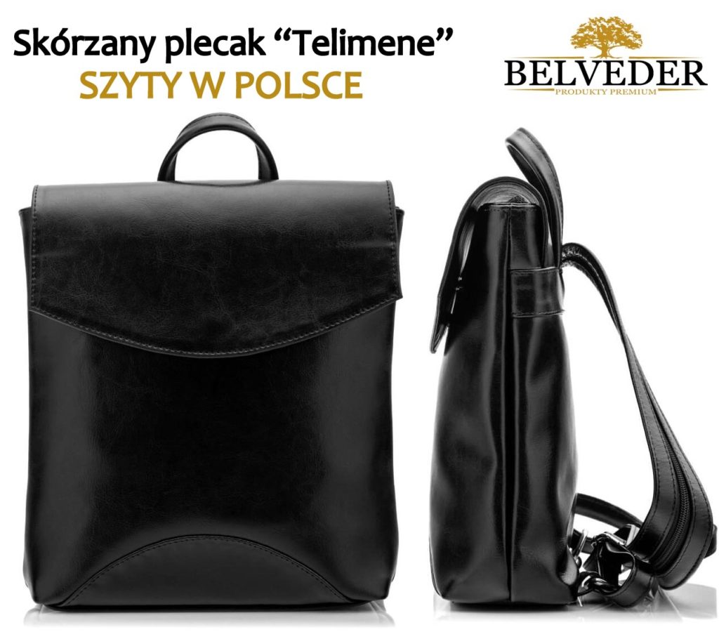Przeczytaj gdzie kupić skórzany plecak damski, szyty w Polsce gdzie kupić skórzany plecak damski